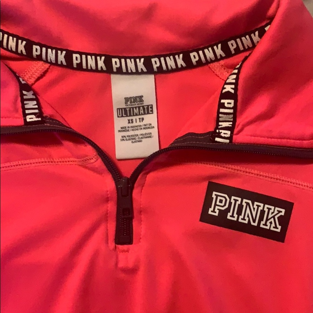 pink quarter zip jacket - Picture 3 of 3